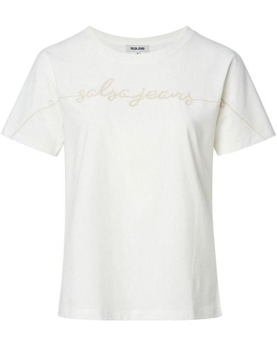 Salsa Jeans T-shirt - Blanc