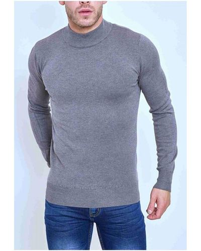 Kebello Pull Pull manches longues Gris H - Bleu