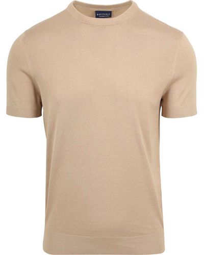 Suitable T-shirt Knitted T-shirt Beige - Neutre