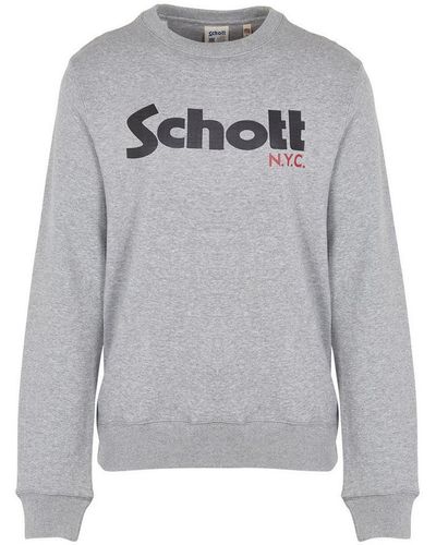 Schott Nyc Sweat-shirt SWGINGER1W - Gris