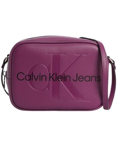 Calvin Klein Sac Bandouliere Sac porte travers Ref 61407 Vio - Violet