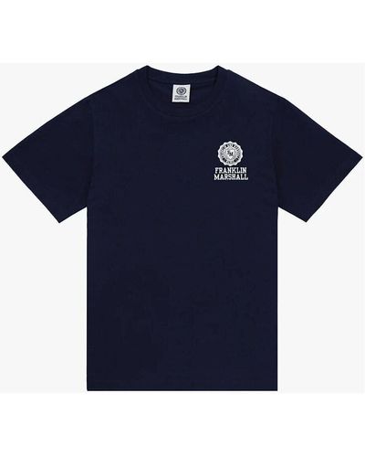 Franklin & Marshall T-shirt JM3012.1000P01-219 - Bleu