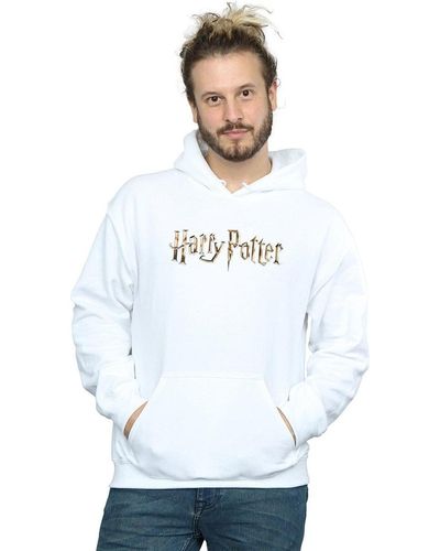 Harry Potter Sweat-shirt Full Colour Logo - Blanc