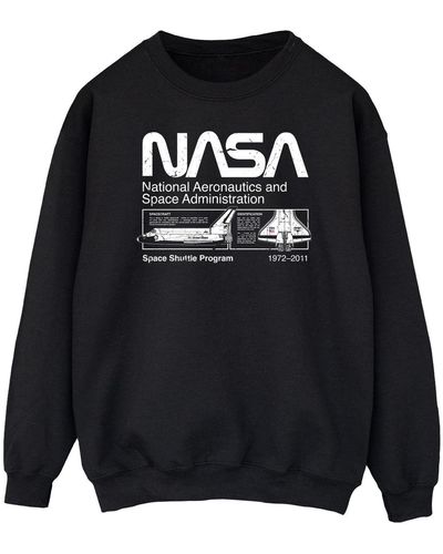 NASA Sweat-shirt BI2198 - Noir
