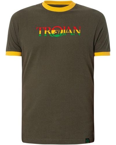 Trojan T-shirt T-shirt à logo - Vert