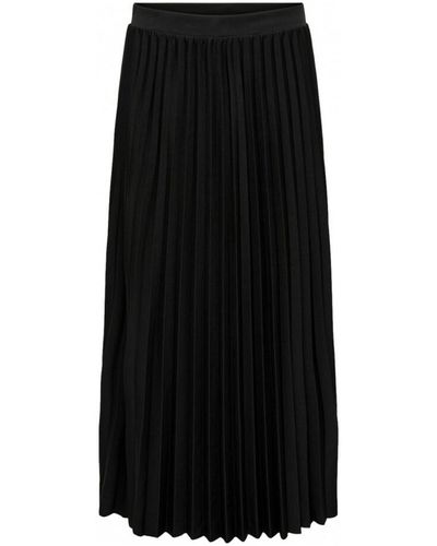 ONLY Jupes Skirt Melisa Plisse - Black - Noir