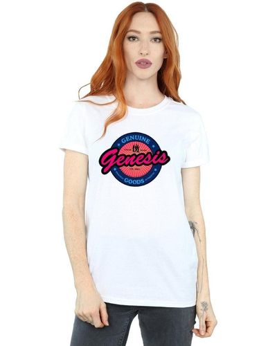 Genesis T-shirt Neon Logo - Blanc