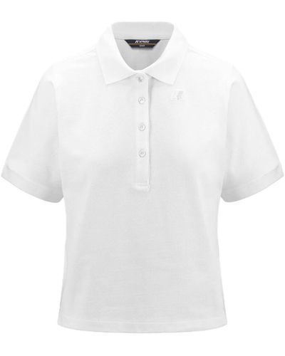 K-Way T-shirt k51279w-001 - Blanc