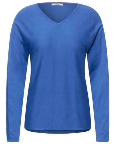 Cecil Pull PULLOVER BASIC - JUST BLUE - S - Bleu