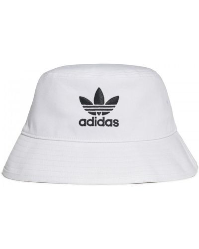 adidas Chapeau Trefoil bucket hat adicolor - Blanc
