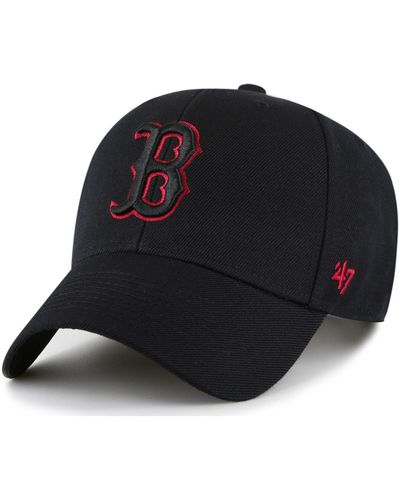 '47 Casquette 47 CAP MLB BOSTON RED SOX MVP SNAPBACK BLACK1 - Noir