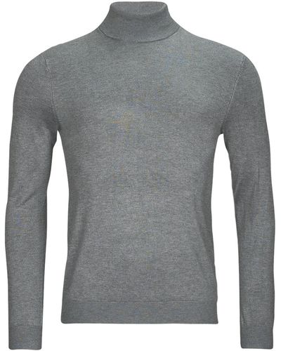Only & Sons Pull ONSWYLER LIFE REG ROLL NECK KNIT NOOS - Gris