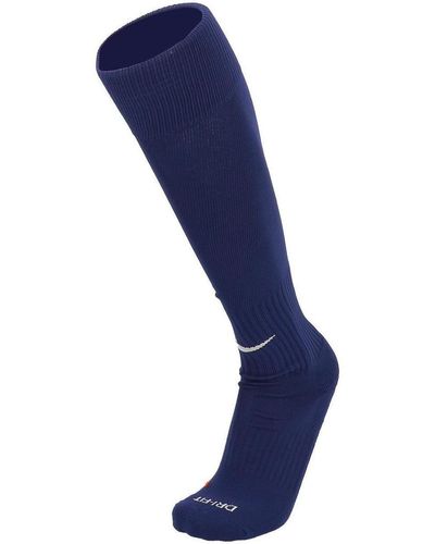 Nike Academy over-the-c bleu femmes Chaussettes en bleu