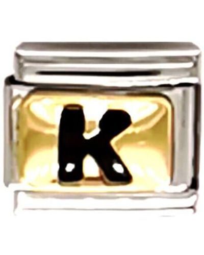 Nomination Bracelets Maillon Alphabet lettre K - Métallisé