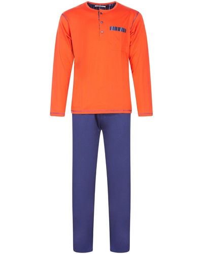 Christian Cane Pyjamas / Chemises de nuit Pyjama long en coton - Orange