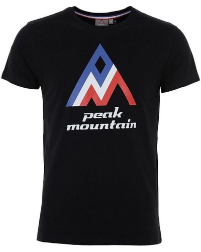 Peak Mountain T-shirt T-shirt manches courtes CIMES - Noir