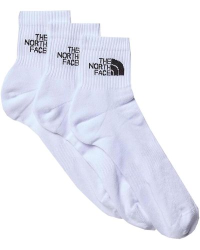 The North Face Chaussettes Multi sport cush quarter sock 3p - Bleu