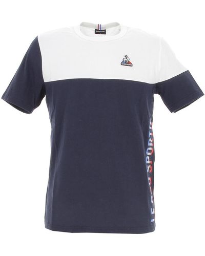 Le Coq Sportif T-shirt Tri tee ss n3 m - Bleu