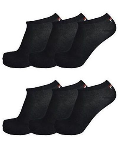 Fila Chaussettes lot de 3 socquettes de sport calza socks adul - Noir