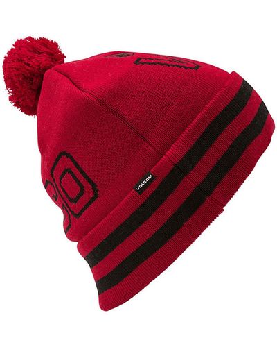 Volcom Bonnet VCO Beanie Blood Red - Rouge