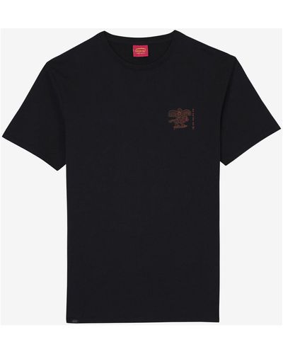 Oxbow T-shirt Tee shirt manches courtes graphique TOTEM - Noir