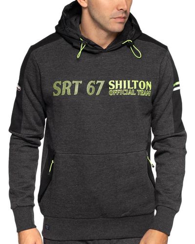 Shilton Sweat-shirt Sweat à capuche SRT 67 - Gris