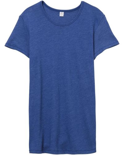 Alternative Apparel T-shirt 50/50 - Bleu