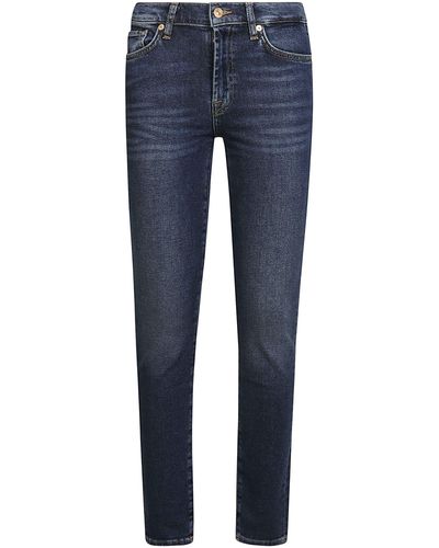7 For All Mankind Base Super Stretch - Blue