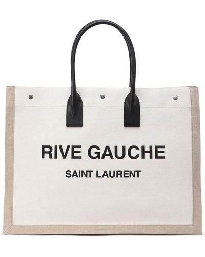 White Saint Laurent Tote bags for Women