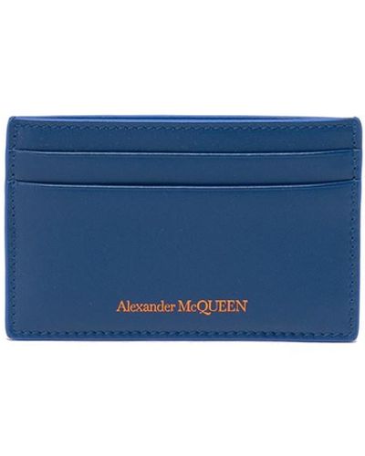 Alexander McQueen `new Anil` Wallet - Blue