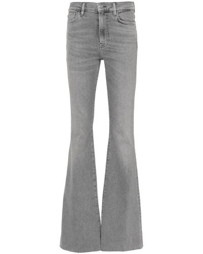 FRAME Le High Flare Jeans - Gray