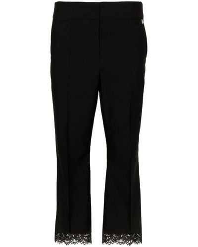 Twin Set `Actitude` Cropped Trousers - Black