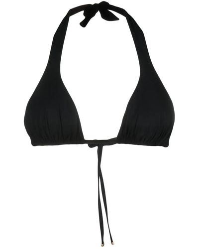 Dolce & Gabbana Halterneck Triangle Bikini Top - Black