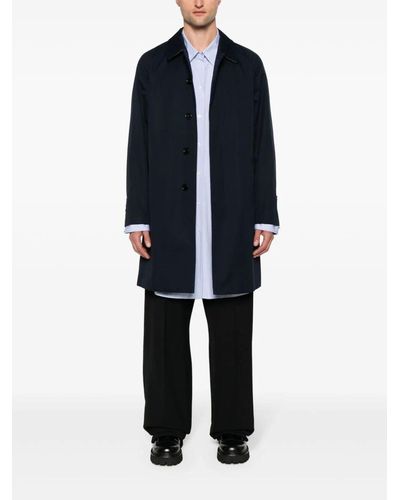 Burberry Cappotto Camden Heritage - Blu