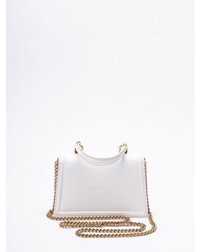 Dolce & Gabbana Small `Devotion` Top-Handle Bag - Bianco