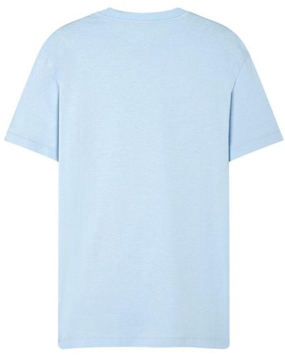 Versace | T-shirt in cotone con stampa medusa | male | BLU | L