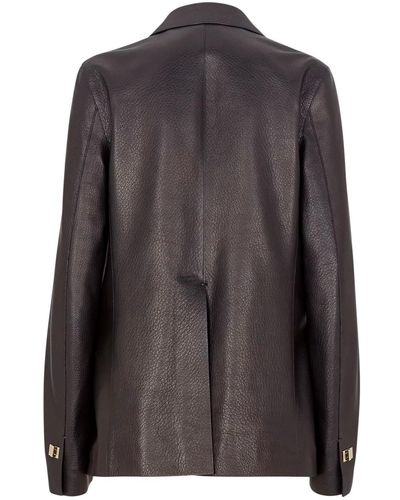 Fendi Leather Jacket - Nero