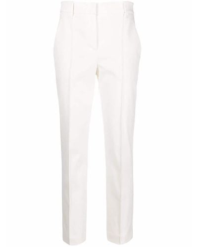 Brunello Cucinelli Cropped-leg Pants - White
