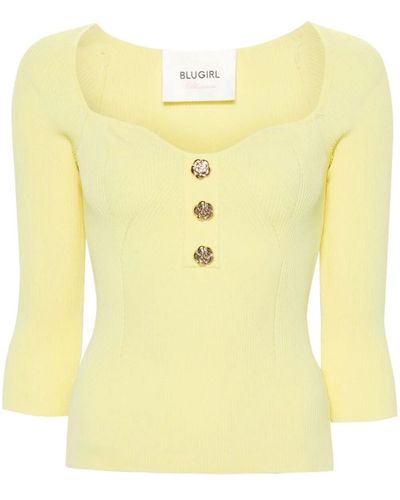 Blugirl Blumarine Sweater - Yellow