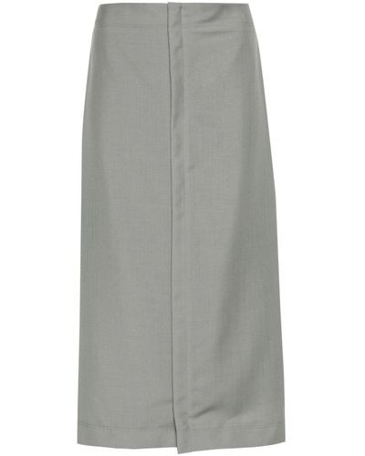 Fendi Midi Skirt - Grey