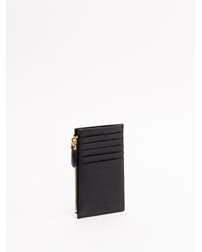 Prada Portacarte Pelle Saffiano - Nero