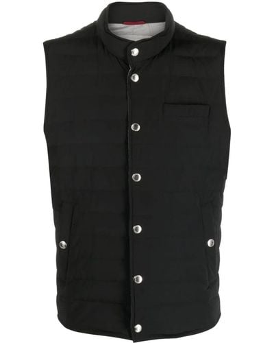 Brunello Cucinelli Outwear Waistcoats - Black