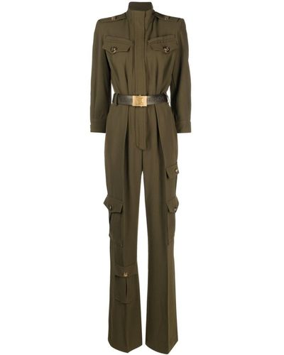 Green Elisabetta Franchi Jumpsuits and rompers for Women | Lyst
