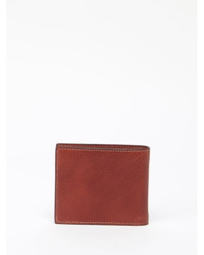 Brunello Cucinelli Leather Wallet - Rosso