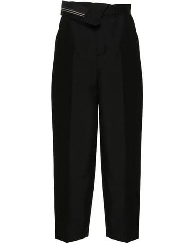 Fendi Tapered Trousers - Black