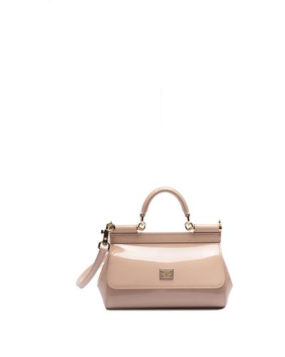 Dolce & Gabbana `sicily` Small Handbag - Pink