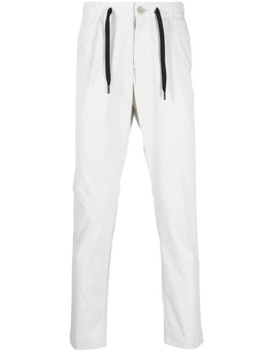 Herno Drawstring-waist Cropped Pants - White