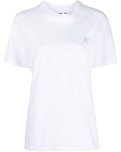 Golden Goose Logo Print T-shirt - White