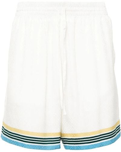 Casablancabrand Shorts With Drawstrings - White