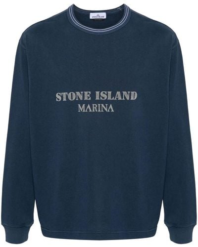 Stone Island Marina Cotton T-shirt - Blue